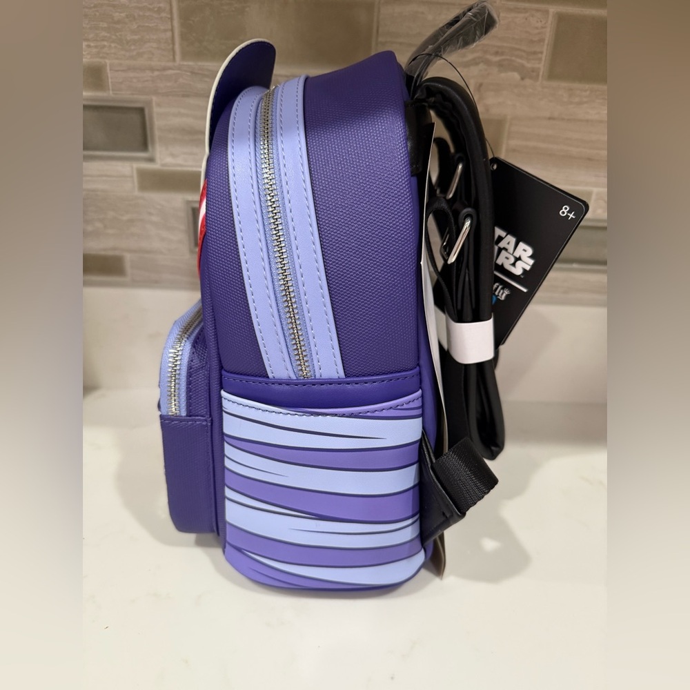 Loungefly NYCC 2022 Star Wars Asajj Ventress Cosplay Mini Backpack π Exclusive - Picture 6 of 10